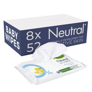 Neutral  Baby Billendoekjes - 8 x 52 = 416 stuks - 0% Parfum