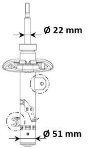 Stoßdämpfer Excel-G KYB 3338060