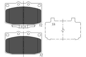 Mazda Remblokken set