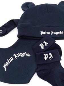 Palm Angels Kids Driedelige cadeauset met logoprint - Blauw