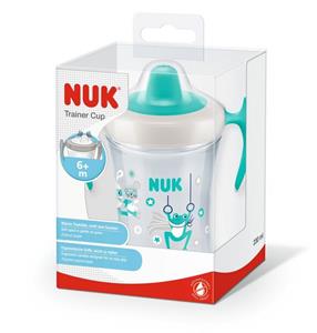 NUK Babyflasche  Trainer Cup 230 ml 10255610, ab 6 Monaten, BPA frei, türkis