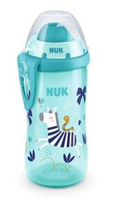 NUK Babyflasche  Flexi Cup 10255587, Chamäleon Effekt, auslaufsicher, BPA frei