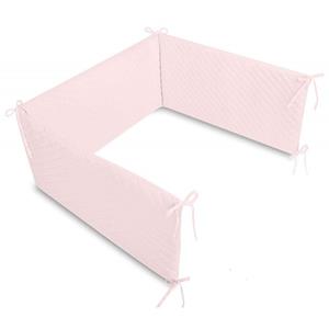 Babybam Bedomrander Soft Velvet Roze-180 X 30 cm