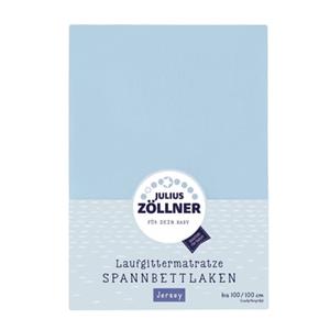 Zöllner JULIUS  Hoeslaken voor boxmatrassen lichtblauw 100 x100 cm