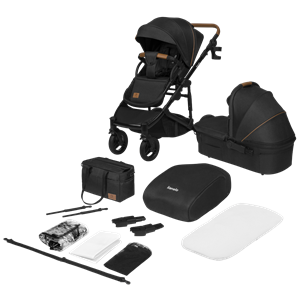 lionelo Kinderwagen Mari Tour 2in1 Black Onyx