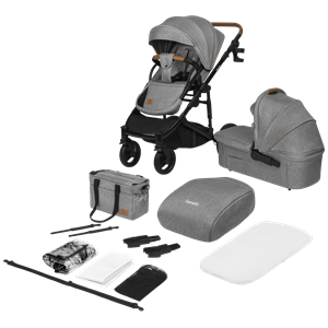 lionelo Kinderwagen Mari Tour 2in1 Grey Stone