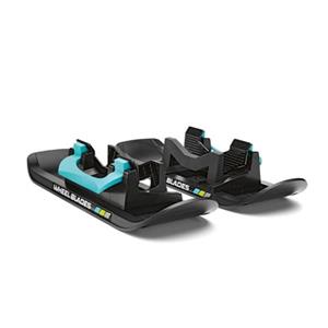 Nicon-Tec Wheelblades XL Kinderwagen Ski Paar zwart/blauw