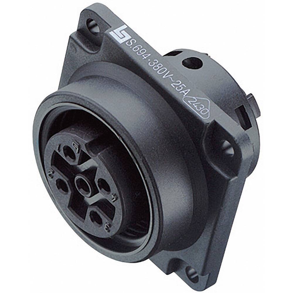 Binder 99-0720-00-13 Ronde connector Schroefvergrendeling Totaal aantal polen: 12 + PE Serie (ronde connectors): 694 1 stuk(s)