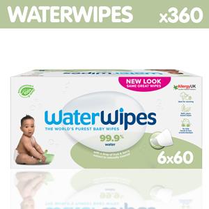 Waterwipes  Snoetenpoetser Soapberry - 6 x 60 Babydoekjes - 99,9% water *Plastic Vrij