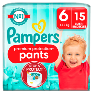 Pampers Windeln Premium Protection Pants Größe 6 Extra Large