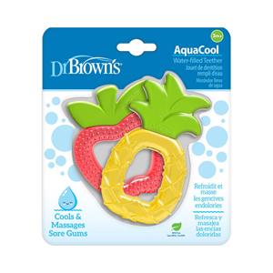 Dr. Brown's  Bijtfiguur - Ananas & Appel - Aqua Cool Watergevulde Bijtring
