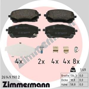 Suzuki Remblokkenset, schijfrem