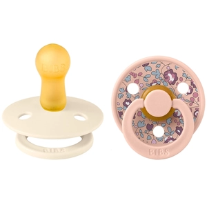 Bibs x Liberty Latex Pacifier 2-pack Eloise Blush Mix - Str. 1 - latex