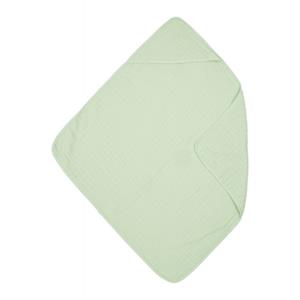 Meyco Baby Kapuzenhandtuch Uni Soft Green, Jersey (1-St), 80x80cm