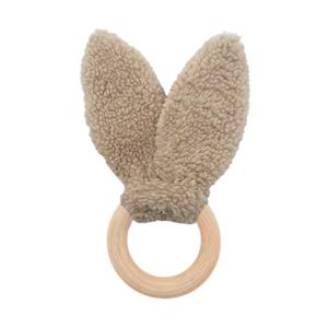 Kidslabel Bunny Bijtring - Beige