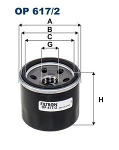 Ölfilter Filtron OP 617/2