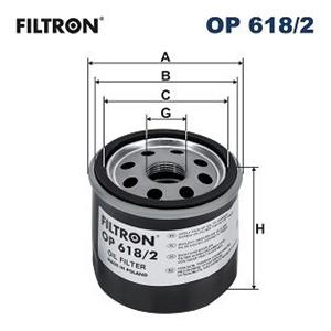Ölfilter Filtron OP 618/2