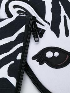 Dolce & Gabbana Kids babydraagtas hoes met zebraprint - Zwart