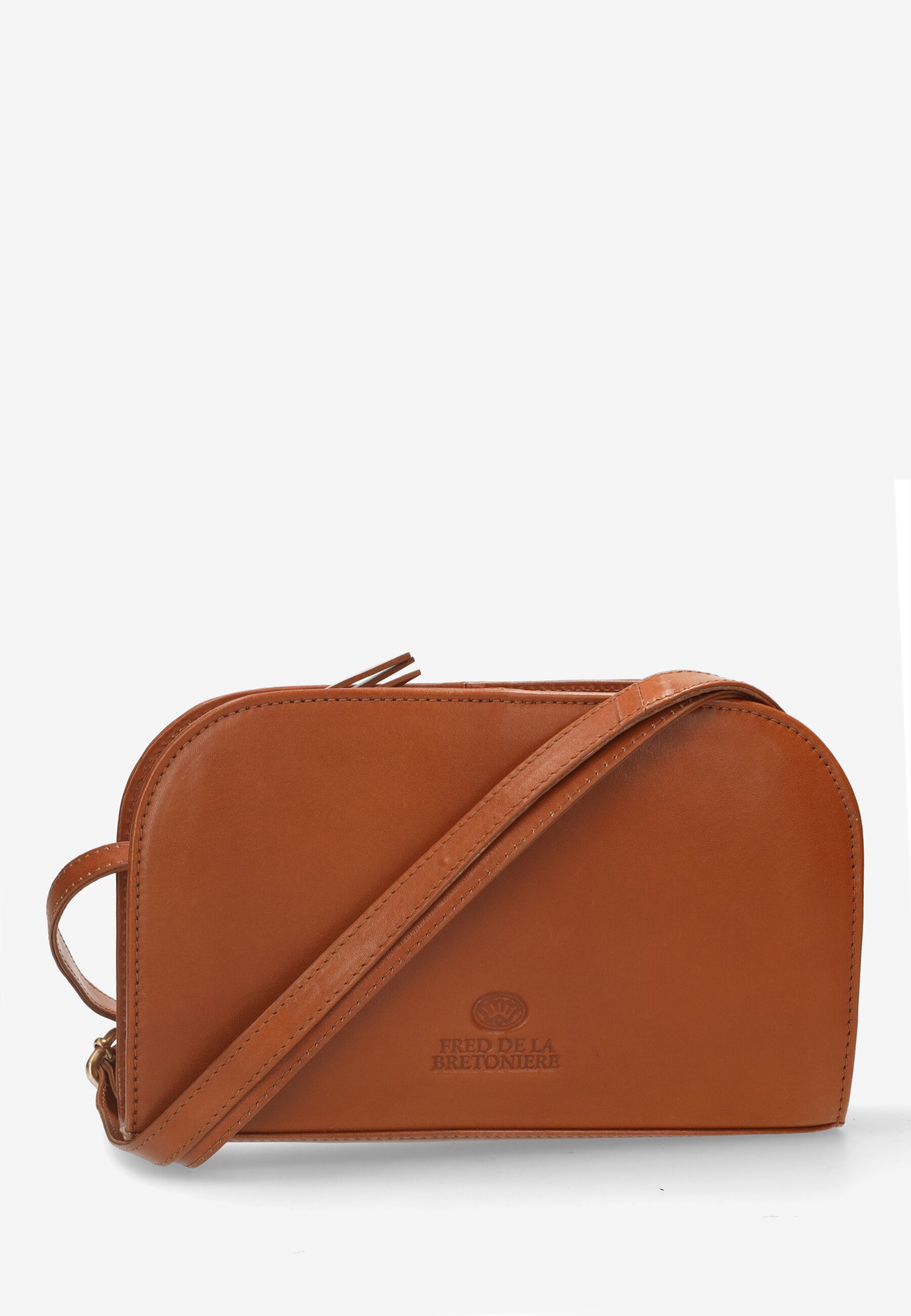 freddelabretoniere Crossbody Tas Fleure Cognac
