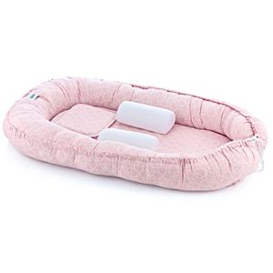 BABYJEM Baby Nest met zijkanten en hoofdbescherming Roze