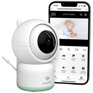Truelife NannyCam R3 Smart TLNCR3S Babyphone mit Kamera WLAN 2.4GHz