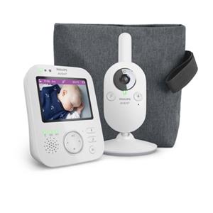 Philips AVENT Babyphone Premium SCD892/26 Video, mit Farbbildschirm, Reichweite von 300 Metern und Gegensprechfunktion