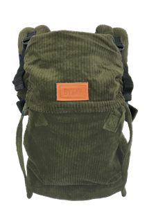 Draagzak ByKay Click Carrier Deluxe Rib Moss Green