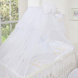 My Sweet Baby 3-Delig Bedset Little Princess Voile Wit