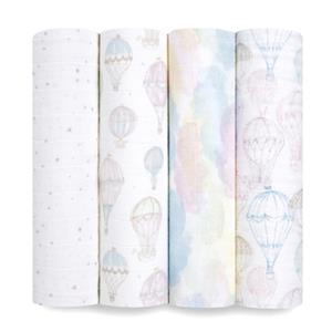 ADEN + anais™ puckdoekjes Above the clouds 4-pack