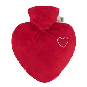 Kruik velours rood hart 1 liter -