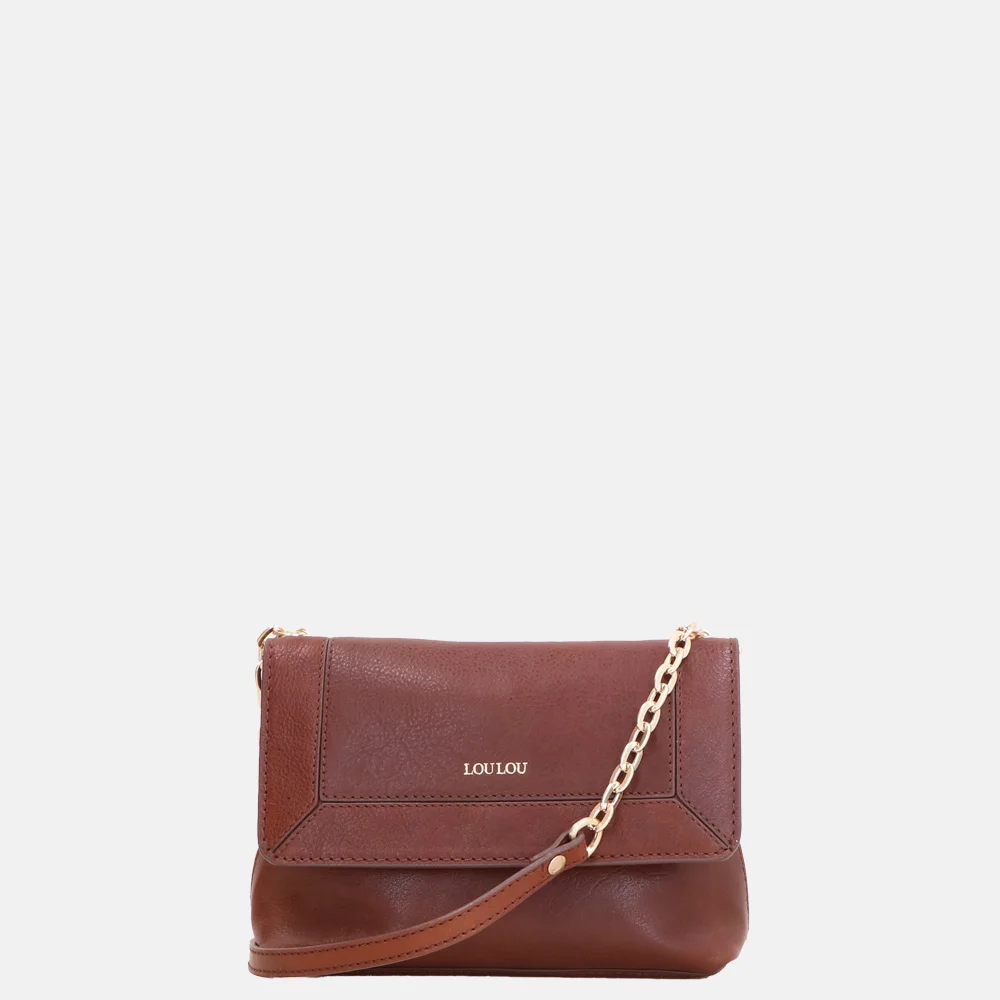 Loulou Essentiels Antique crossbody tas brown