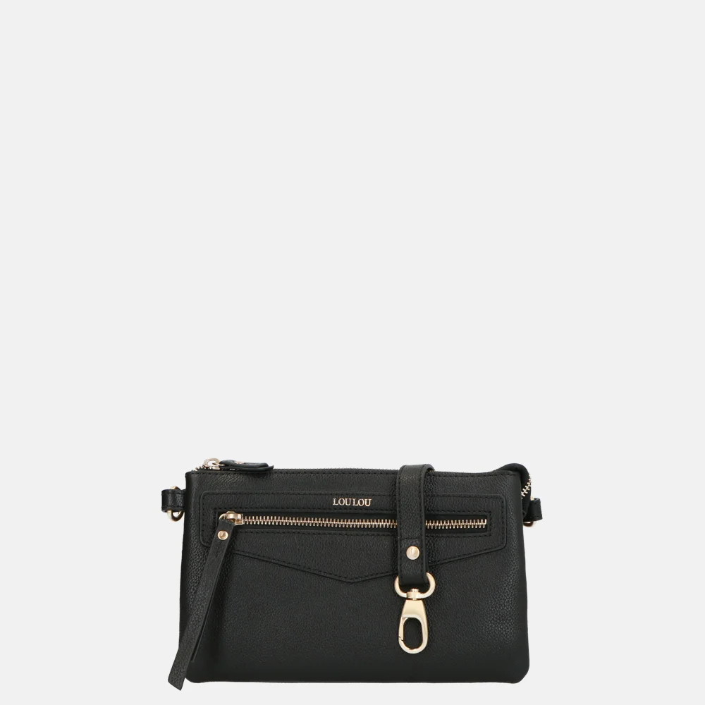 Loulou Essentiels Royal Nappa crossbody tas black