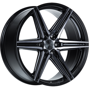 Vossen Wheels HF6-2 DEEP Zwart donker gepolijst