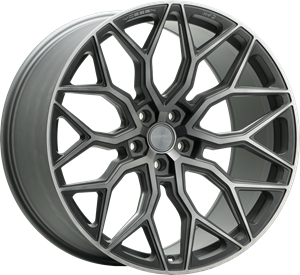 Vossen Wheels HF-2 FLAT Mat antraciet gepolijst