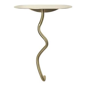 Ferm Living Curvature Wall Table - Brass