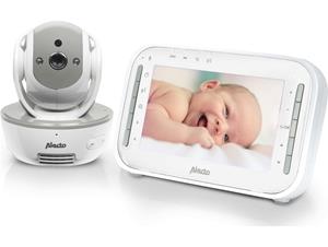 Alecto Video-Babyphone, 1-tlg., Babyphone mit Kamera und 4,3"-Farbdisplay, 300m Empfang, Sicher & Störungsfrei, Talkback-Funktion & Nachtlicht