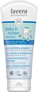 Lavera Baby en kinder sensitive wash & shampoo 200ML