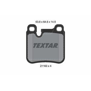 Textar Remblokkenset, schijfrem Q+  2116301