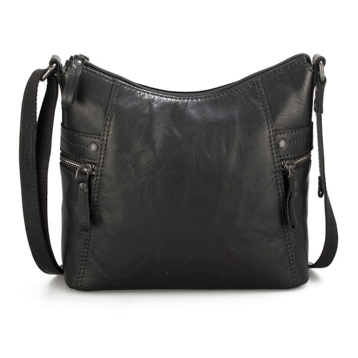 Spikes & Sparrow Spikes en Sparrow Crossbody Schoudertas Zwart