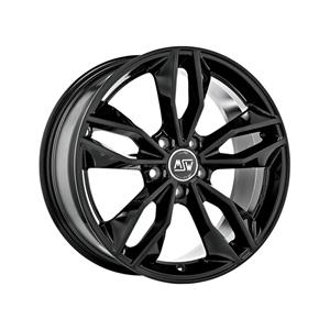 Aluminium velg msw 71 7.5x17 5x114.3 et40 zwart