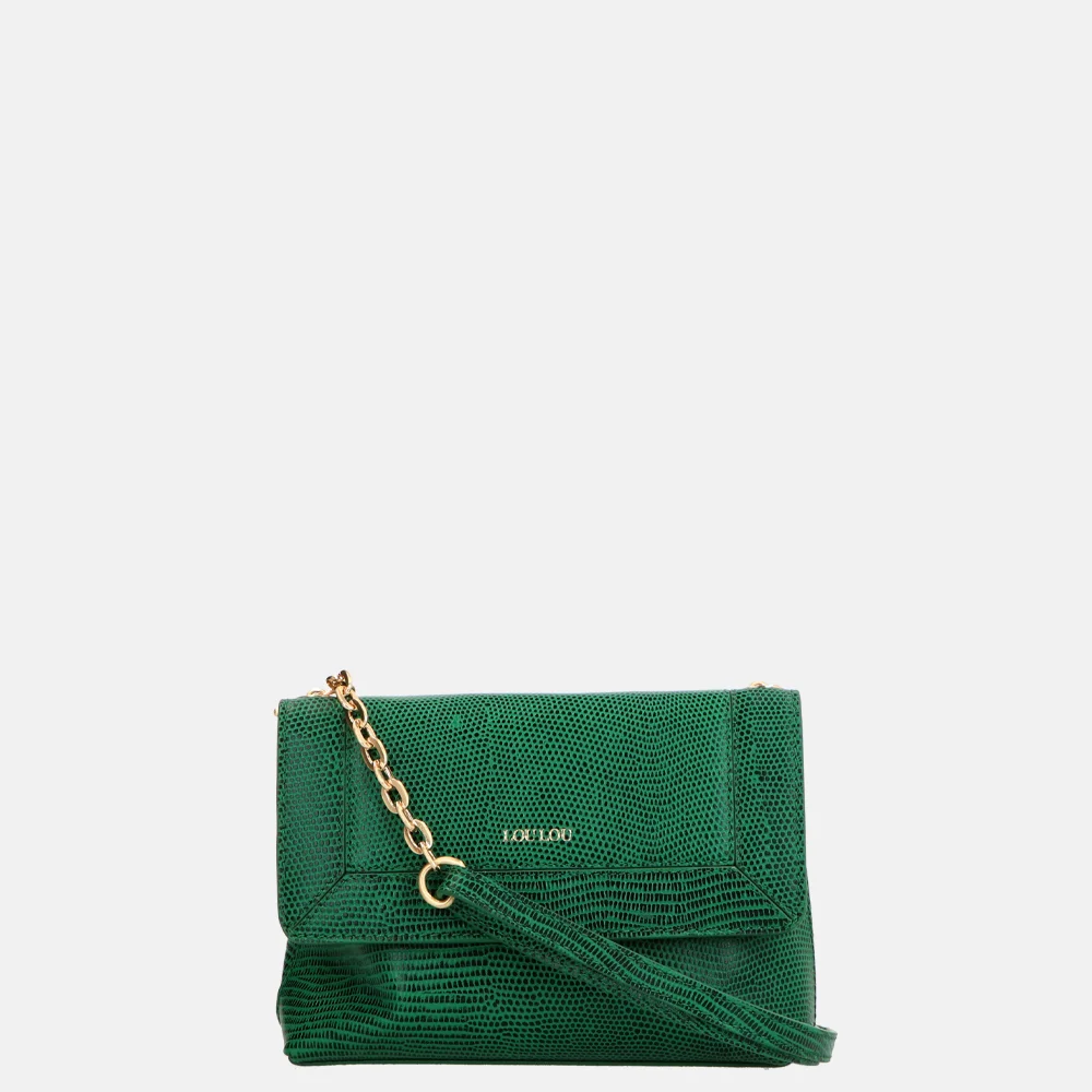 Loulou Essentiels Duchess crossbody tas emerald