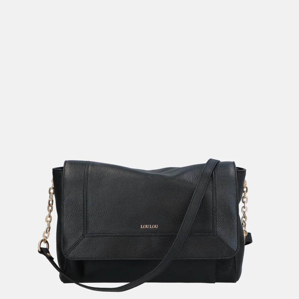 Loulou Essentiels Royal Nappa crossbody tas black