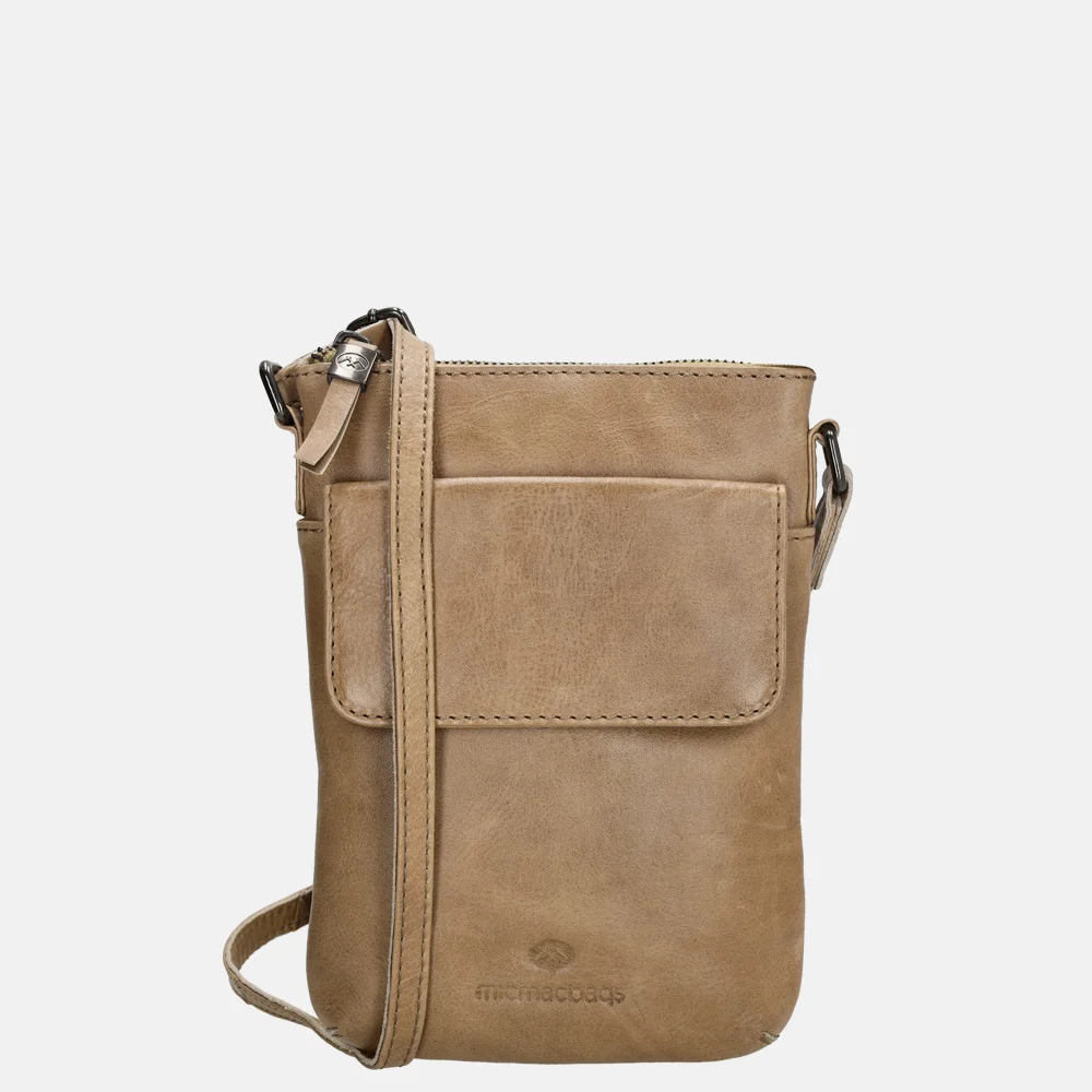 Micmacbags Porto crossbody tas taupe