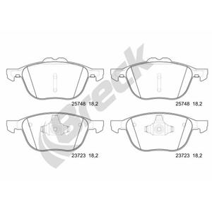 Breck Remblokset, schijfrem  25748 00 701 00