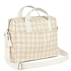 Nobodinoz tipi en accessoires Nobodinoz Gala waterproof luiertas Ivory Checks