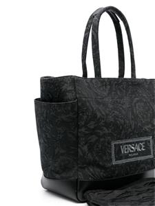 Versace Kids Athena Baby luiertas met barokprint - Zwart