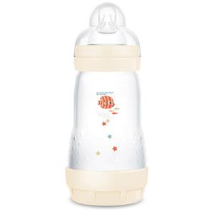 MAM Babyflasche Easy Start Baby Weithalsflasche mit SkinSoft Trinksauger