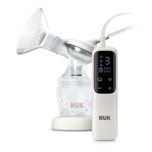 NUK Soft & Easy elektrische enkele borstkolf met oplaadbare batterij en zachte borstspenen incl. Perfect Match 150ml babyflesje