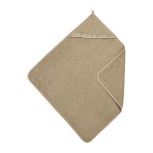 Meyco Baby Kapuzenhandtuch Ruffle Taupe, Frottee (1-St), 80x80cm