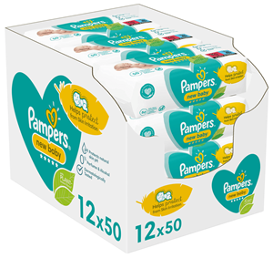 Pampers New Baby Sensitive Wipes - 3x4x50 (12x50) = 600 Billendoekjes
